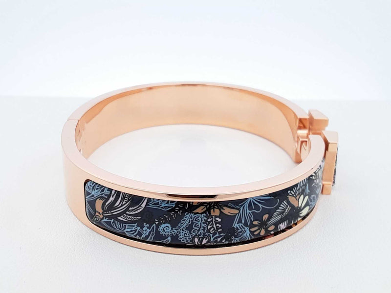 Hermès Clic H Sous Un Battement D'ailes Enamel Bracelet 6.5 Inch Fw1025orzdu