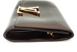 Louis Vuitton Amarante Vernis Patent Leather Louise Chain Bag Eb0526cocde