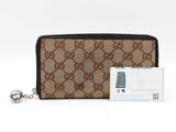 Gucci Twins Gg Monogram Canvas Continental Zip-around Wallet Fw0725orzdu