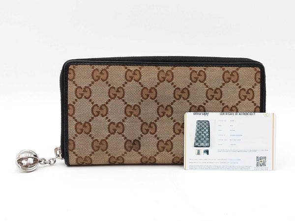 Gucci Twins Gg Monogram Canvas Continental Zip-around Wallet Fw0725orzdu