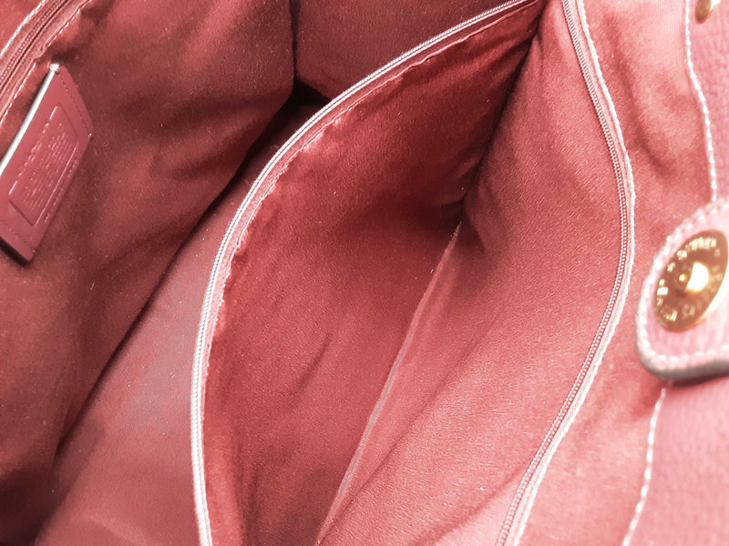 Coach Dempsey 40 Brown Signature Canvas Stripe Large Tote Bag Do1125rxde