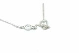 Tiffany & Co. Elsa Peretti Diamonds By The Yard Platinum Earrings Eb0626lxxzsa