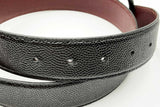 Salvatore Ferragamo Gancini Reversible Leather Belt With Black Buckle Eb1024lpxdu