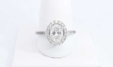 Approx. 2.36ctw Lab Grown Diamond Ring In 14k White Gold Size 9.75 Ebowxzdu