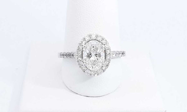 Approx. 2.36ctw Lab Grown Diamond Ring In 14k White Gold Size 9.75 Ebowxzdu