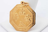 24k Yellow Gold Yin & Yang Pendant 11.4 Grams Eb0326lprxsa