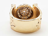 1.35 Cttw Diamonds 14k Yellow Gold 36.7g Solid Ring Size 17 Do0425orxzde