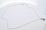 0.48cttw Diamond 14k White Gold Pendant Necklace 2.7 Grams 19.5 Inch Eb0326orxdu