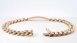 18k Yellow Gold Curb Link Id Bracelet 34.4 Grams 9.5 Inch Fw0826lczxdu