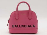 Balenciaga Ville Xxs Fuchsia Leather Bag Pink Aa0726rzxsa