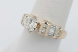 1.12cttw Diamond Ring In 14k Yellow Gold 4.9 Grams Size 6.25 Eb1026eprsa