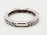 0.31 Cttw Natural Diamonds 14k Wg 3.4g Eternity Ring Size 7.25 Do0426orxde