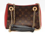 Louis Vuitton Surene Bb Monogram Canvas Red Leather Shoulder Bag Sd0525lloide