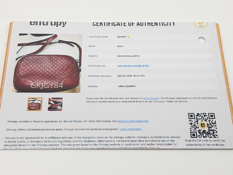 Gucci 449413 Bree Red Microguccissima Leather Crossbody Bag Do0525oxzde