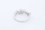 1.13cttw Lab Grown Diamond Ring 14k White Gold 3.06 Grams Size 6.75 Eb0726icrde