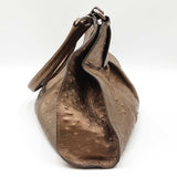 Furla Ostrich-embossed Leather Slouchy Shoulder Bag Sd0126lzxdu
