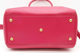 Yves Saint Laurent Fuchsia Leather 2 Way Duffle Bag Eb0526pssde