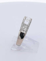 1.56 Cttw Diamond & 18k White Gold Engagement Ring 9 Grams Size 6 Fw0225lixzdu