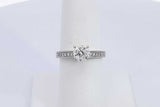 1.13ctw Diamond Ring In 14k White Gold 3.3 Grams Size 6.75 Eb0325llxzsa