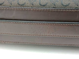 Celine C Macadam Canvas & Leather Shoulder Bag Eb1026crsa