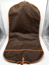 Louis Vuitton Brown Monogram Coated Canvas Leather Hanging Garmet Bag Do626oxzde