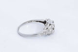 Approx. 0.51ctw Diamond Ring In 18k White Gold 2.7 Grams Size 8.25 Eb0924irxsa