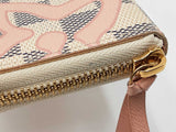 Louis Vuitton Clemence Wallet In Damier Azur Tahitienne Coated Canvas Fw0726lwrdu
