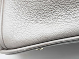 Hermes Birkin 25 Gris Asphalte Gray Togo Gold Hardware Handbag Do0925lerxzde