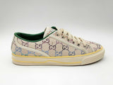 Gucci Tennis 1977 Crystal Gg Monogram Canvas Sneakers Size 41 Fw1024wxzde