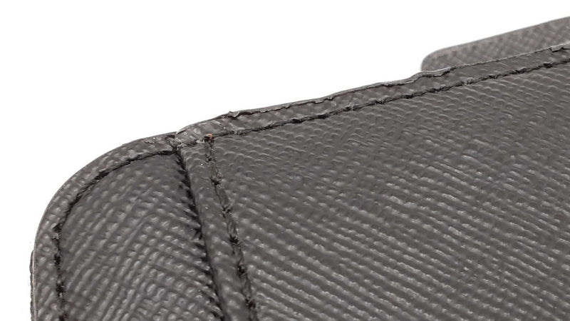 Kate Spade Greta Court Glitter Neda Wallet In Black Crosshatched Pvc Fw1025wxdu