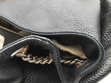 Gucci Black Pebbled Calfskin Soho Chain Shoulder Bag Eb0426wxzsa