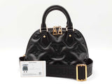 Louis Vuitton Alma Bb In Black Bubblegram Embroidered Leather Fw0826crzdu