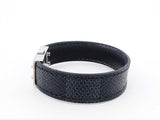 Louis Vuitton Damier Graphite Check It Reversible Bracelet Fw0925lxzdu