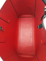 Christian Louboutin Cabata Black Leopard Ombre Leather Tote Bag Eb1125crxde