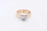 Approx. 1.28ctw Diamond Ring In 10k Yellow Gold 3.8 Grams Size 6.5 Eb1224oxxzsa