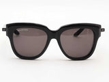 Balenciaga Bb060s Square Sunglasses Black With Case Aa0526lzxsa