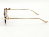 Cartier Burgundy Grad Lenses Gol Mirror Gold Sunglasses With Case Aa0826rzxsa
