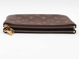Louis Vuitton Giant Monogram Double Zip Pochette Brown Aa0726izxsa