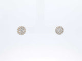 0.88 Cttw Diamond & 10k Yellow Gold Double Halo Earrings 1.5 Grams Fw0626oxzdu