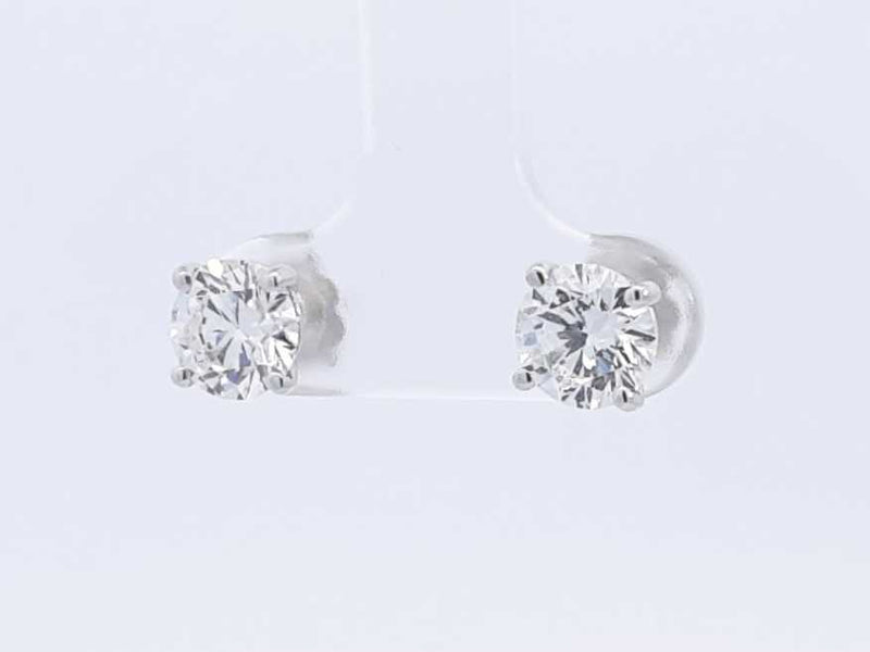 2.1ctw Lab Grown Diamond Stud Earrings In 14k White Gold 1.1 Grams Sd0723srxsa