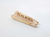 1.0 Cttw Diamond & 14k Yellow Gold Five-stone Journey Pendant 5.1 Grams Fw0726szxdu