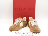 Valentino Upvillage Low Top Brown Shoes Size 42 Aa0926lrzsa