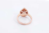 Approx. 1.15ctw Diamond Ring In 14k Rose Gold 6.3 Grams Size 6.75 Eb0125crxsa