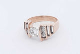 1.13cttw Diamond Ring In 10k Yellow Gold 5.3 Grams Size 7.25 Eb0326lwrdu
