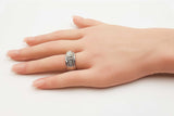 3.75 Cttw Diamond & 14k Gold Engagement Ring 10.8 Grams Size 5.75 Fw0826orzxdu
