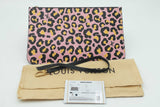 Louis Vuitton Wild At Heart Pink Leopard Print Neverfull Pochette Eb0626wprdu