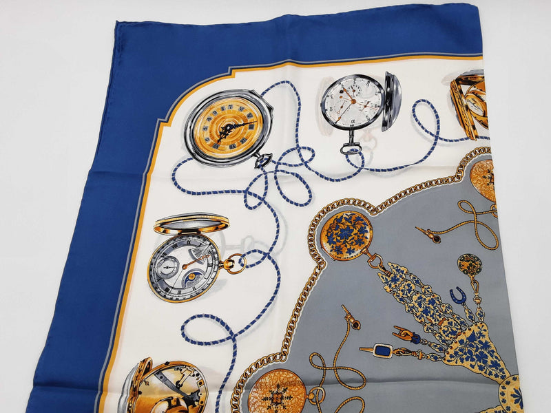 Rolex Geneve Masterpiece Watch Collectors Blue Silk Scarf Do0825lxzde