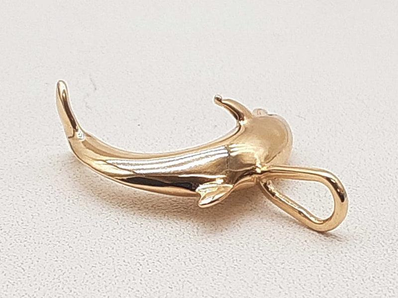 14k Yellow Gold 5.1g Dolphin Pendant Do1224orrde