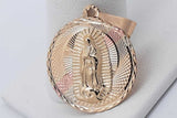 14k Tricolor Gold Jesus & Mary Pendant 2.6 Grams Eb0526lcrsa