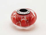 Pandora Red Koinobori Murano Glass 0.925 Silver 2.9g Charm Do0425cde
